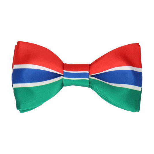 Gambia Flag Bow Tie - Bow Tie with Free UK Delivery - Mrs Bow Tie