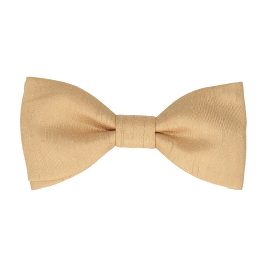 Gold Faux Silk Bow Tie - Bow Tie with Free UK Delivery - Mrs Bow Tie
