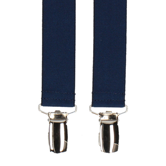 Classic in French Navy Braces - Braces with Free UK Delivery - Mrs Bow Tie