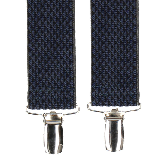 Zurich in Navy Blue Braces - Braces with Free UK Delivery - Mrs Bow Tie