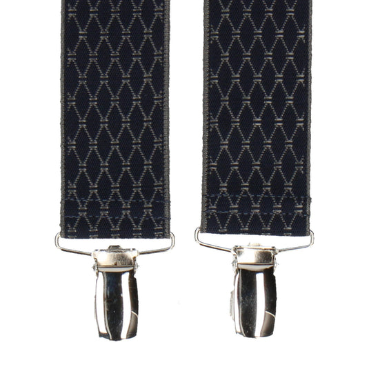 Luxor in Navy Braces - Braces with Free UK Delivery - Mrs Bow Tie