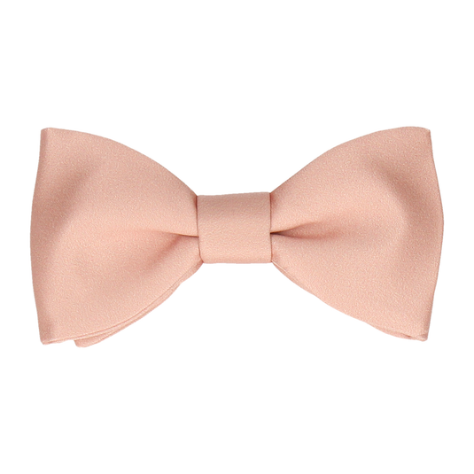 Plain Solid Nude Pink Bow Tie - Bow Tie with Free UK Delivery - Mrs Bow Tie