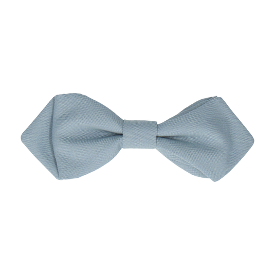 Cotton Sky Blue Chambray Bow Tie - Bow Tie with Free UK Delivery - Mrs Bow Tie