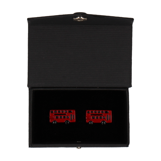 Double Decker Bus Cufflinks - Cufflinks with Free UK Delivery - Mrs Bow Tie