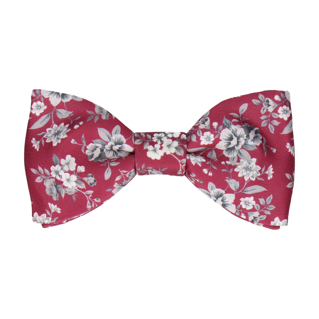 Burgundy Bow Ties & Dark Red Bow Ties