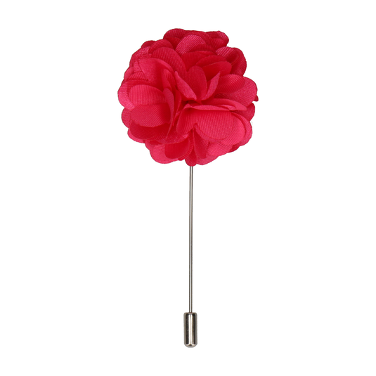 Fuchsia Floral Boutonniere Lapel Pin - Lapel Pin with Free UK Delivery - Mrs Bow Tie