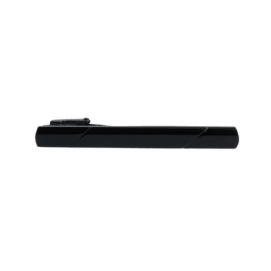 Black Metallic Tie Bar - Tie Bar with Free UK Delivery - Mrs Bow Tie