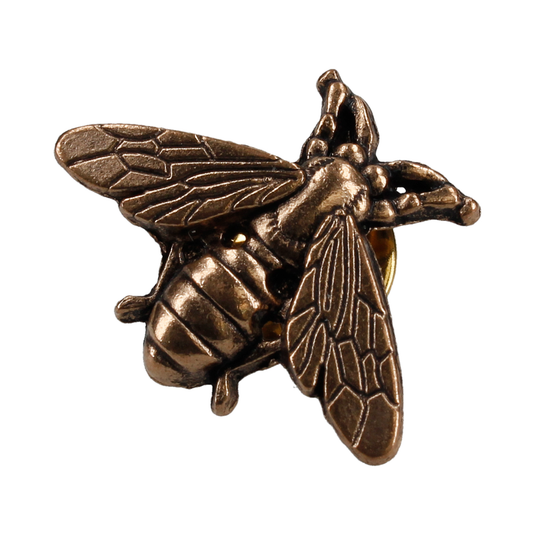 Gold Bee Lapel Pin - Lapel Pin with Free UK Delivery - Mrs Bow Tie