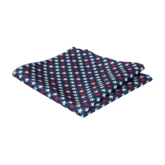 Star Spangled Pocket Square - Pocket Square with Free UK Delivery - Mrs Bow Tie
