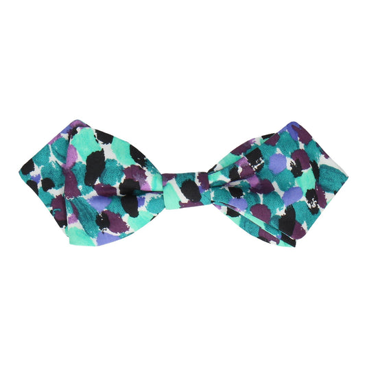 Green Morning Dew Liberty Cotton Bow Tie - Bow Tie with Free UK Delivery - Mrs Bow Tie