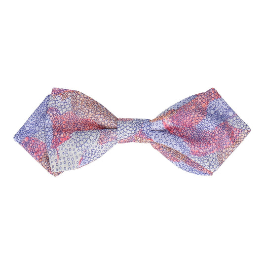 Pink Dots Pattern Luna Liberty Cotton Bow Tie - Bow Tie with Free UK Delivery - Mrs Bow Tie