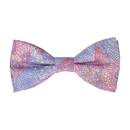 Pink Dots Pattern Luna Liberty Cotton Bow Tie - Bow Tie with Free UK Delivery - Mrs Bow Tie