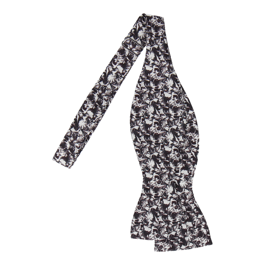 Monochrome Alba Liberty Cotton Bow Tie - Bow Tie with Free UK Delivery - Mrs Bow Tie