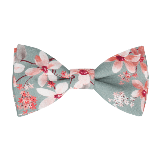 Big Cherry Blossom Bow Tie - Bow Tie with Free UK Delivery - Mrs Bow Tie