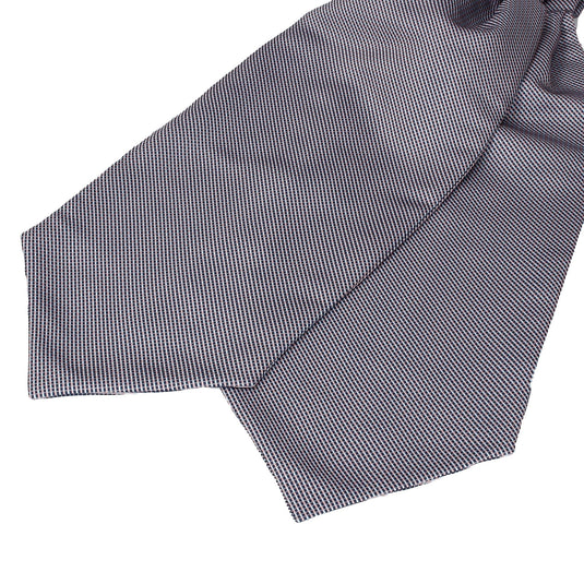 Blue & Pink Mini Weave Ascot Cravat - Cravat with Free UK Delivery - Mrs Bow Tie