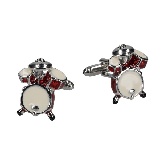 Drum Kit Cufflinks - Cufflinks with Free UK Delivery - Mrs Bow Tie