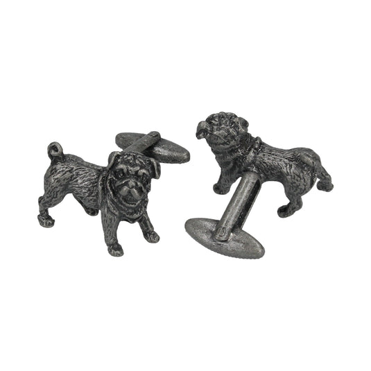 Pug Cufflinks - Cufflinks with Free UK Delivery - Mrs Bow Tie