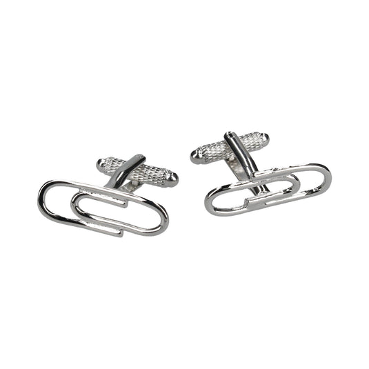 Paperclip Cufflinks - Cufflinks with Free UK Delivery - Mrs Bow Tie