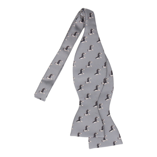 Grey Husky Pattern Bow Tie - Bow Tie with Free UK Delivery - Mrs Bow Tie