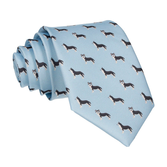 Blue Husky Tie - Tie with Free UK Delivery - Mrs Bow Tie