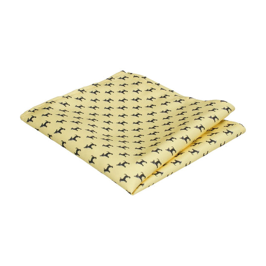 Chihuahua Lemon Yellow Dog Pocket Square - Pocket Square with Free UK Delivery - Mrs Bow Tie
