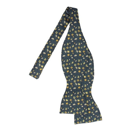 Ditsy Floral Yellow Flowers Bow Tie - Bow Tie with Free UK Delivery - Mrs Bow Tie
