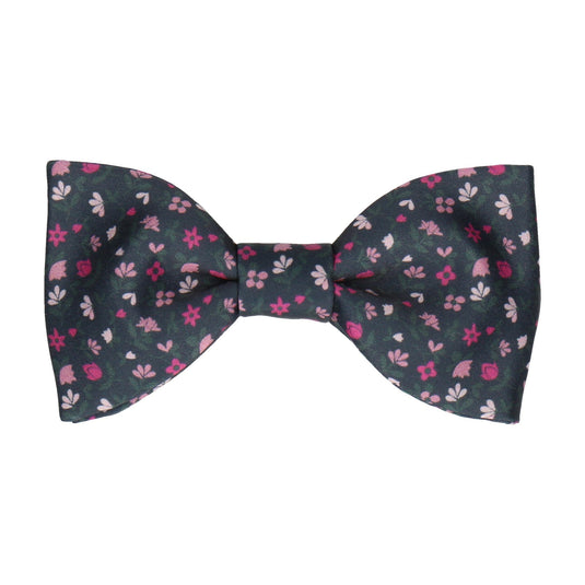 Ditsy Pink Floral Bow Tie - Bow Tie with Free UK Delivery - Mrs Bow Tie
