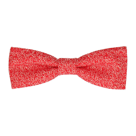 Upton in Red Bow Tie - Bow Tie with Free UK Delivery - Mrs Bow Tie
