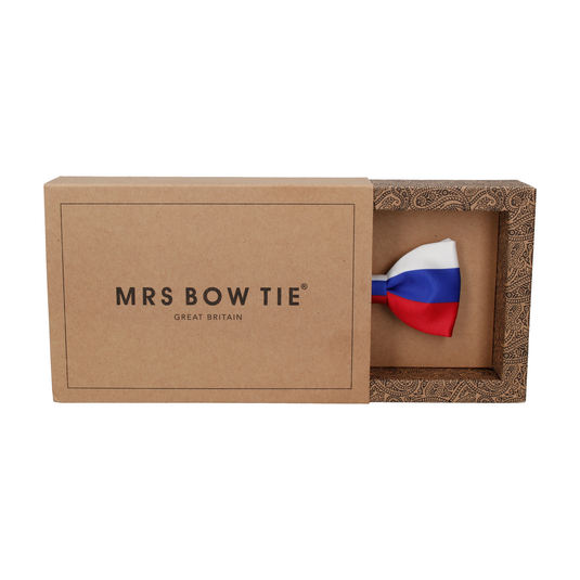 Slovakia Flag Bow Tie - Bow Tie with Free UK Delivery - Mrs Bow Tie