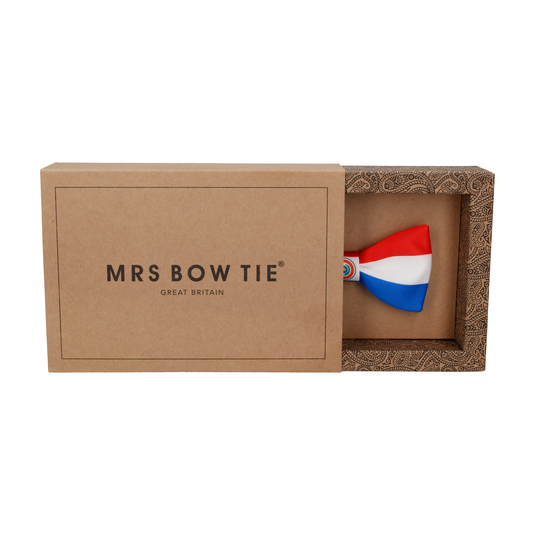 Paraguay Flag Bow Tie - Bow Tie with Free UK Delivery - Mrs Bow Tie