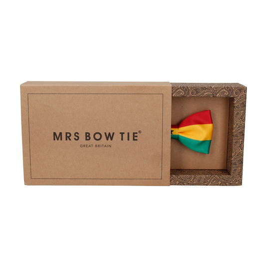 Ghana Flag Bow Tie - Bow Tie with Free UK Delivery - Mrs Bow Tie