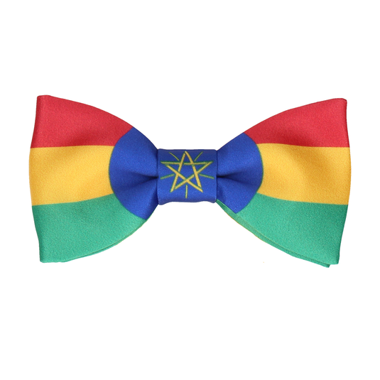 Ethiopia Flag Bow Tie - Bow Tie with Free UK Delivery - Mrs Bow Tie