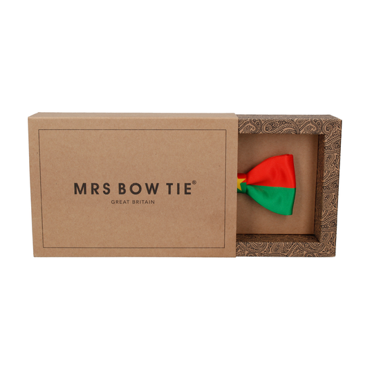 Burkina Faso Flag Bow Tie - Bow Tie with Free UK Delivery - Mrs Bow Tie
