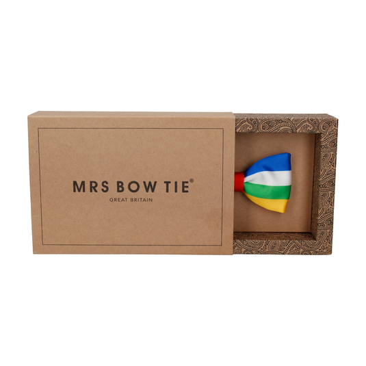 Central African Republic Flag Bow Tie - Bow Tie with Free UK Delivery - Mrs Bow Tie