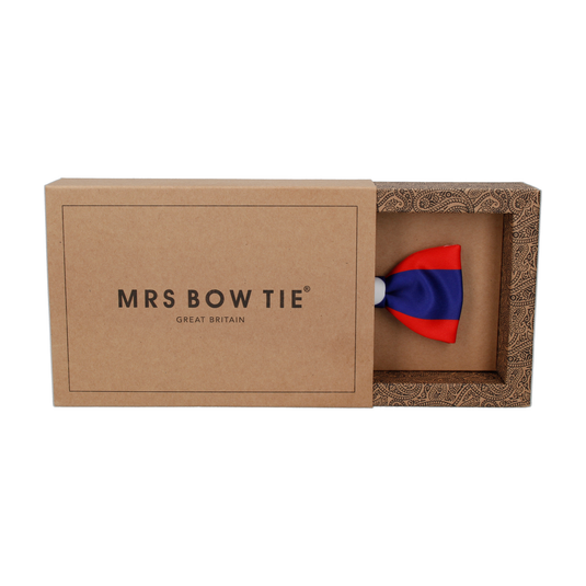 Laos Flag Bow Tie - Bow Tie with Free UK Delivery - Mrs Bow Tie