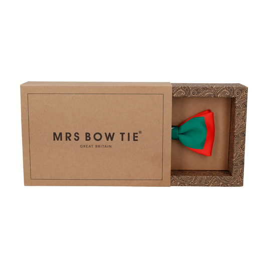 Maldives Flag Bow Tie - Bow Tie with Free UK Delivery - Mrs Bow Tie