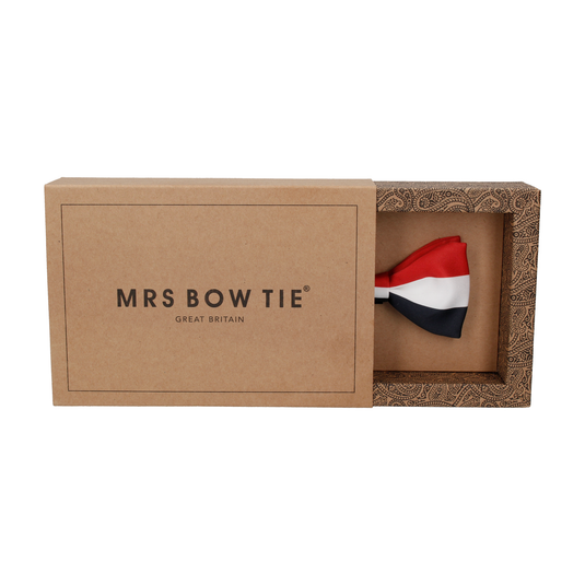 Yemen Flag Bow Tie - Bow Tie with Free UK Delivery - Mrs Bow Tie