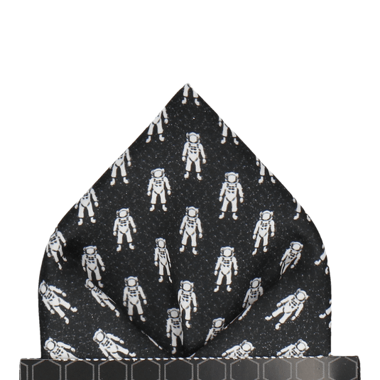 Astronauts Pocket Square - Pocket Square with Free UK Delivery - Mrs Bow Tie