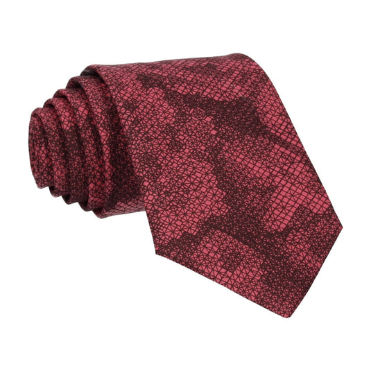 Red Anderson Liberty Cotton Tie - Tie with Free UK Delivery - Mrs Bow Tie