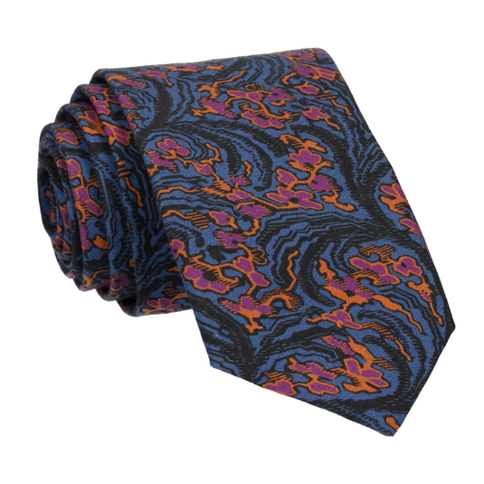 Dark Fantasy Pattern Locke Liberty Cotton Tie - Tie with Free UK Delivery - Mrs Bow Tie