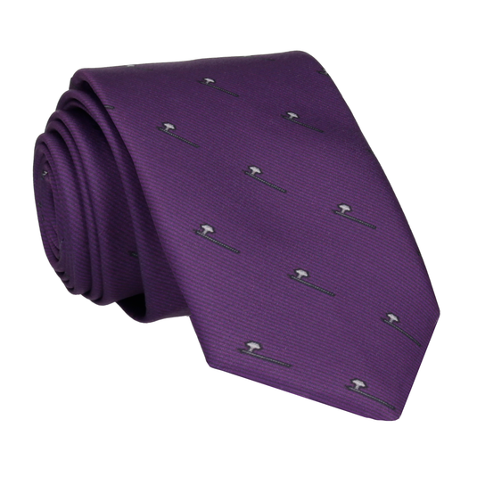 Pixel Axe Purple Tie - Tie with Free UK Delivery - Mrs Bow Tie