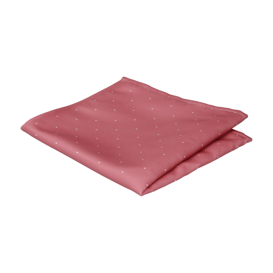 Deep Rose Pink Mini Pin Dots Pocket Square - Pocket Square with Free UK Delivery - Mrs Bow Tie