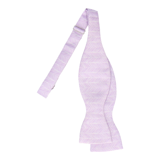 Lilac Boho Chevron Bow Tie - Bow Tie with Free UK Delivery - Mrs Bow Tie