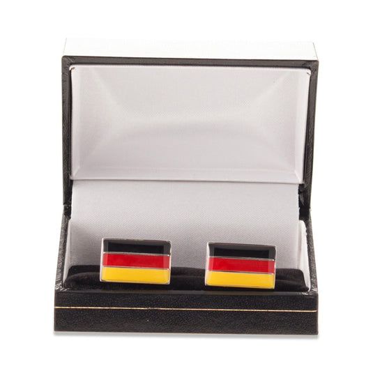 German Flag Cufflinks - Cufflinks with Free UK Delivery - Mrs Bow Tie