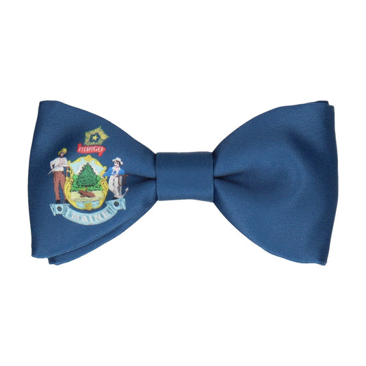 Maine State Flag Bow Tie - Bow Tie with Free UK Delivery - Mrs Bow Tie