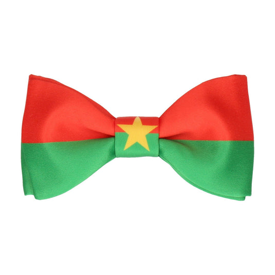 Burkina Faso Flag Bow Tie - Bow Tie with Free UK Delivery - Mrs Bow Tie