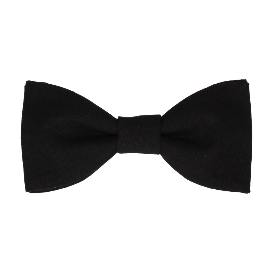 Black Bow Ties | Made in Britain | Self Tie & Pre-Tied