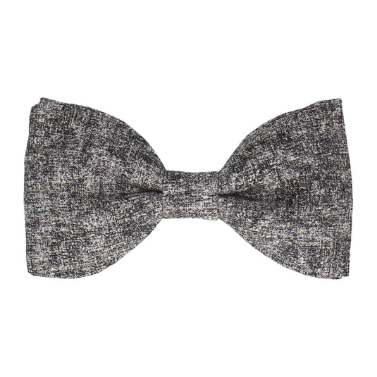 Cotton Navy Marl Blue Bow Tie - Bow Tie with Free UK Delivery - Mrs Bow Tie